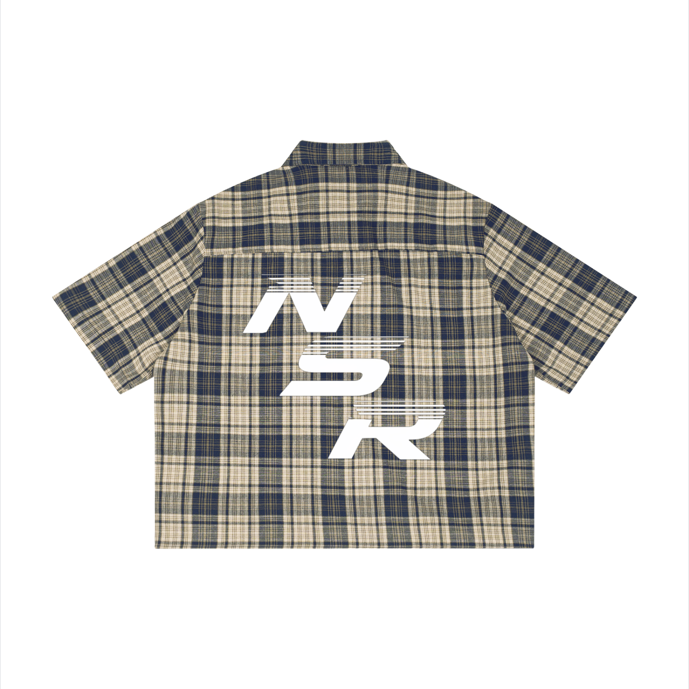Unisex Plaid Boxy Short Sleeve Shirt