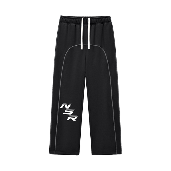 Contrast-Stitched Fleece Sweatpants